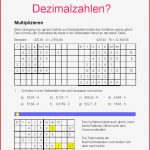 Multiplikation Arbeitsblätter