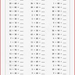 Multiplikation Das Vielfache Von 10 Und 100 Arbeitsblatt