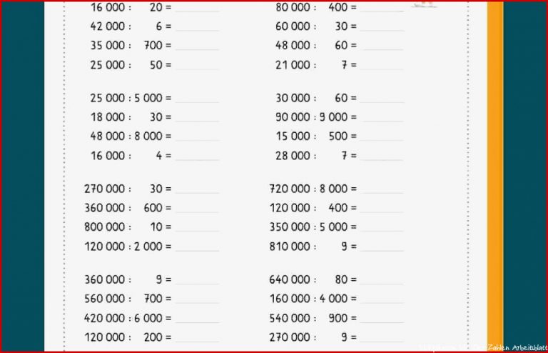 Multiplikation Das Vielfache Von 10 Und 100 Arbeitsblatt