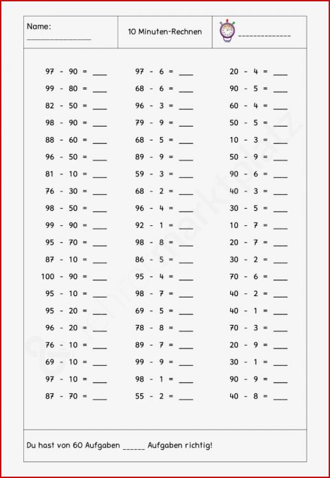 Multiplikation Das Vielfache Von 10 Und 100 Arbeitsblatt
