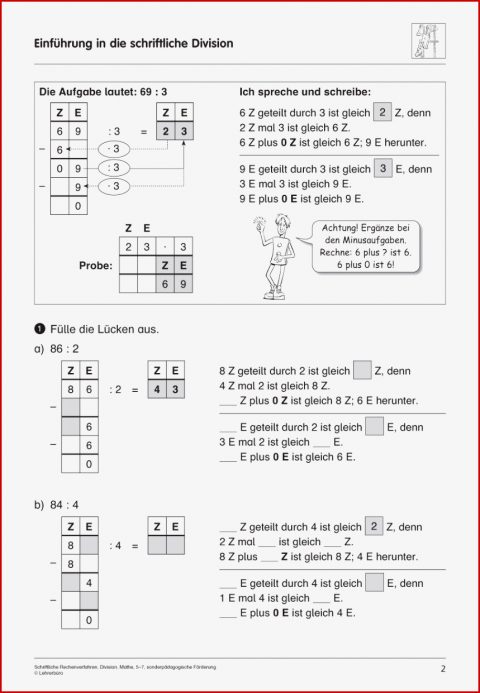 Multiplikation Division · Arbeitsblätter · sonderpädagogik
