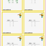 Multiplikation Mathe Arbeitsblätter Klasse 4 Zum