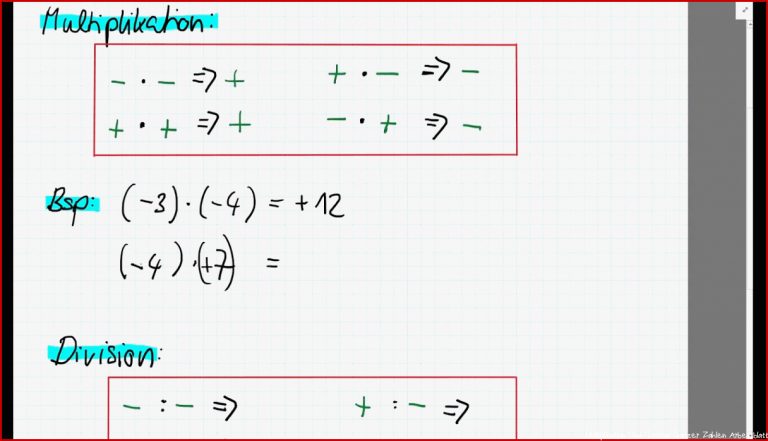 Multiplizieren Ganzer Zahlen Ganzer 2020