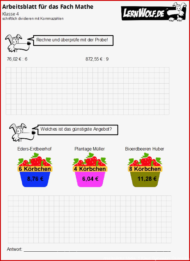 Multiplizieren Mathe Arbeitsblätter Klasse 4 Zum Ausdrucken