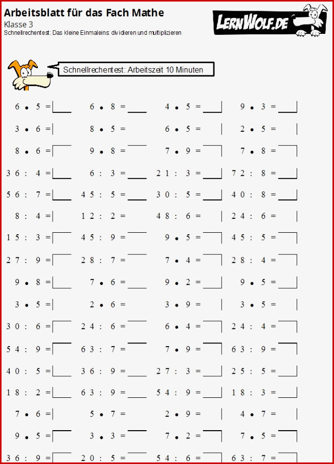 Multiplizieren Matheaufgaben Klasse 2 Einmaleins Zum