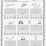 Music Worksheets Pack Line Space High Low From
