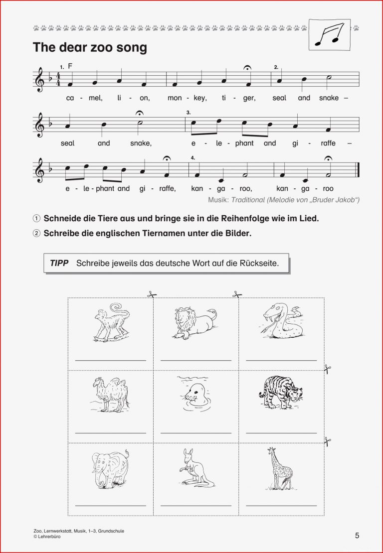 Musik · Arbeitsblätter · Grundschule · Lehrerbüro zum Download Musik · Arbeitsblätter · Grundschule · Lehrerbüro