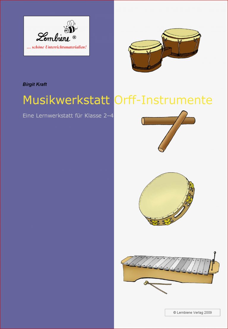 Musikwerkstatt Orff Instrumente