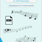 Musizieren Im orff Ensemble Spielstück Für 6 orff