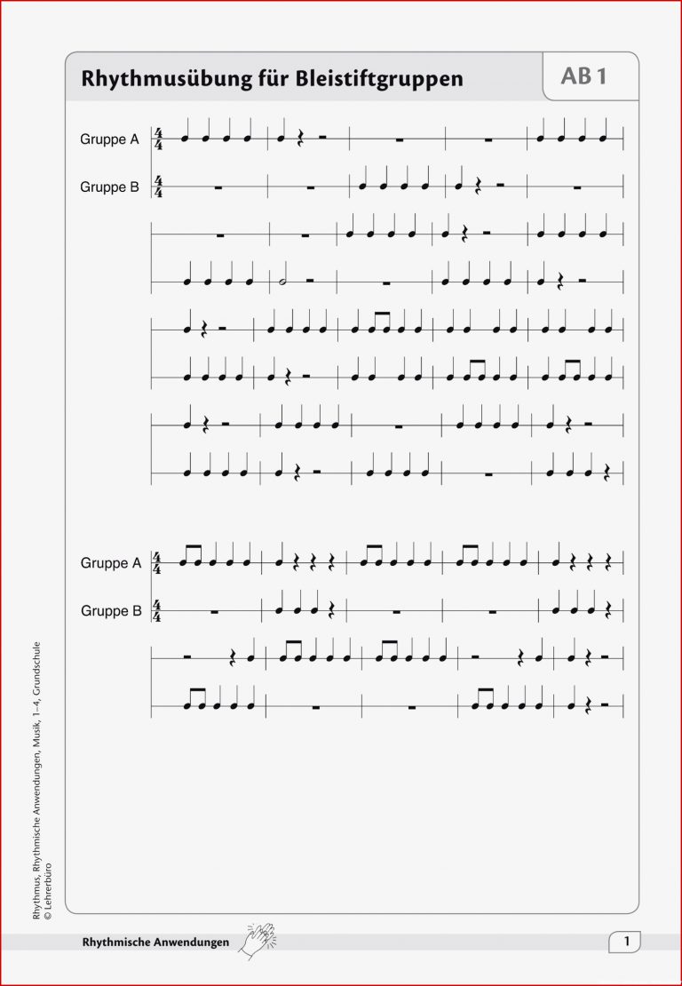 Musizieren Singen · Arbeitsblätter · Grundschule · Lehrerbüro