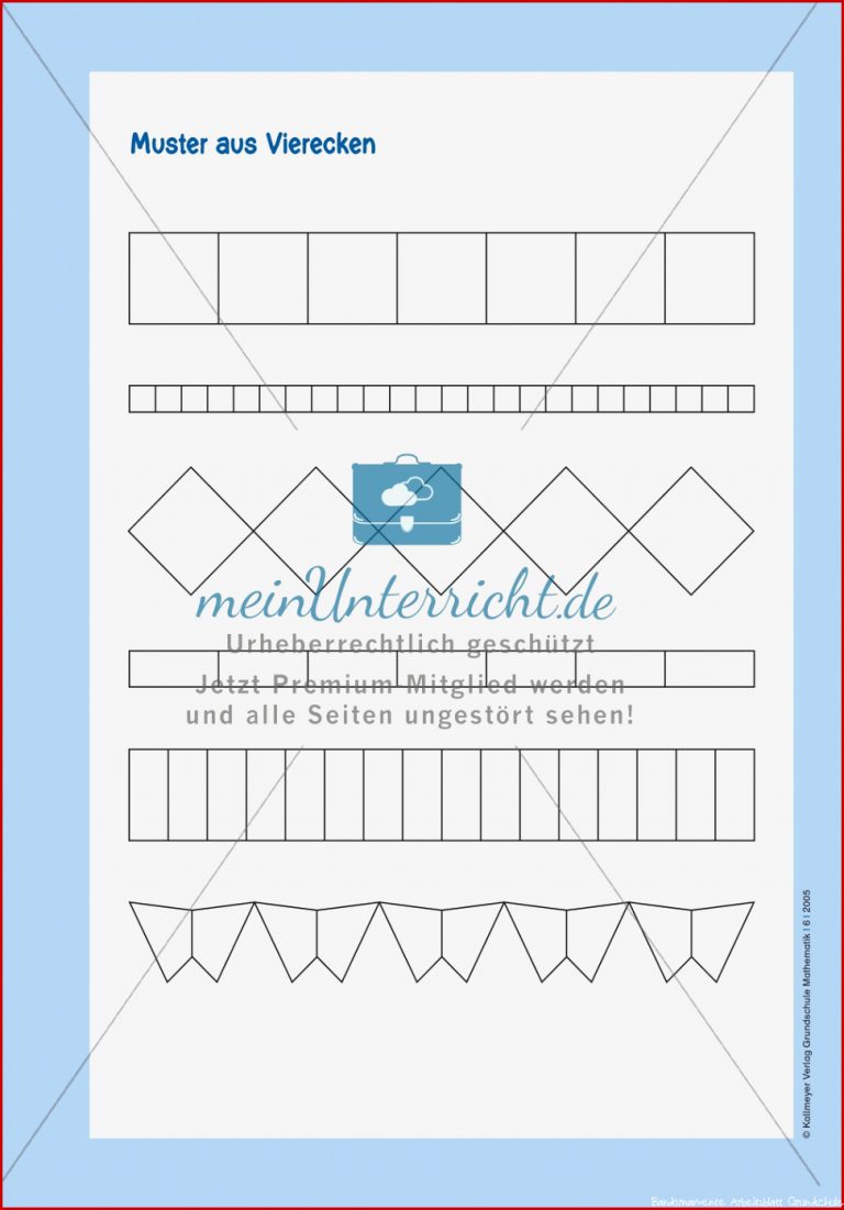 Muster Vorform der Ornamente Mit Mustern aus