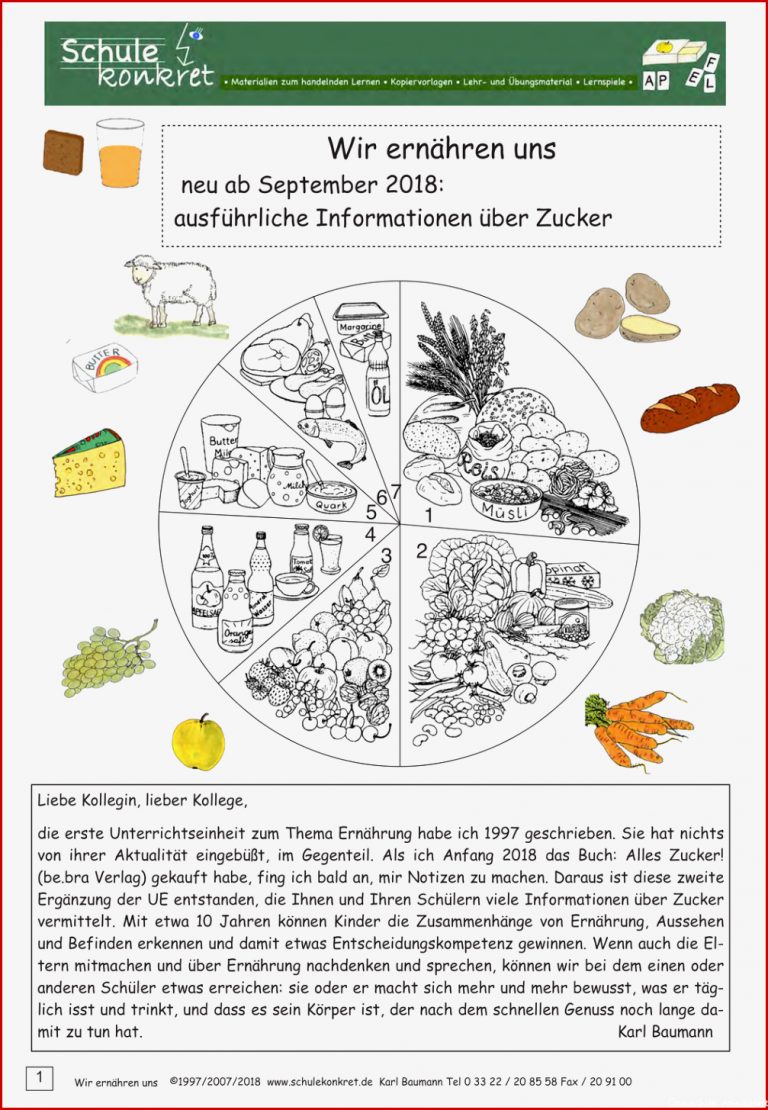 Nährstoffe Arbeitsblätter Schule Worksheets