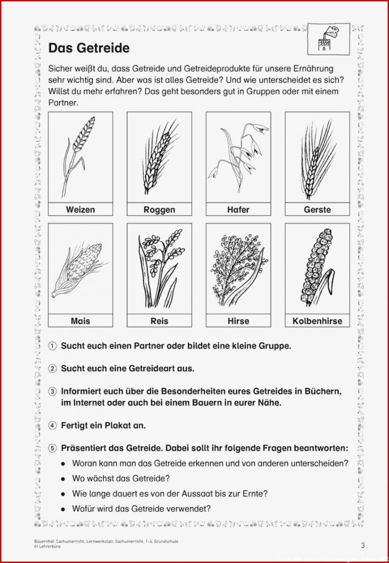 Natur und Leben · Arbeitsblätter · Grundschule