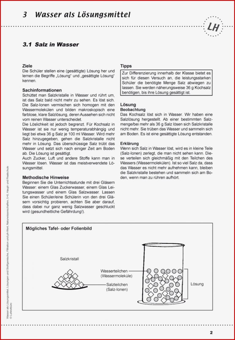 Naturwissenschaften · Arbeitsblätter · Sekundarstufe I