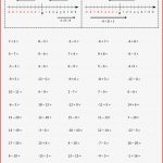 Negative Zahlen Ad Ren Und Subtrahieren Arbeitsblatt