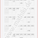 Negative Zahlen Arbeitsblatt andre Pauley Schule