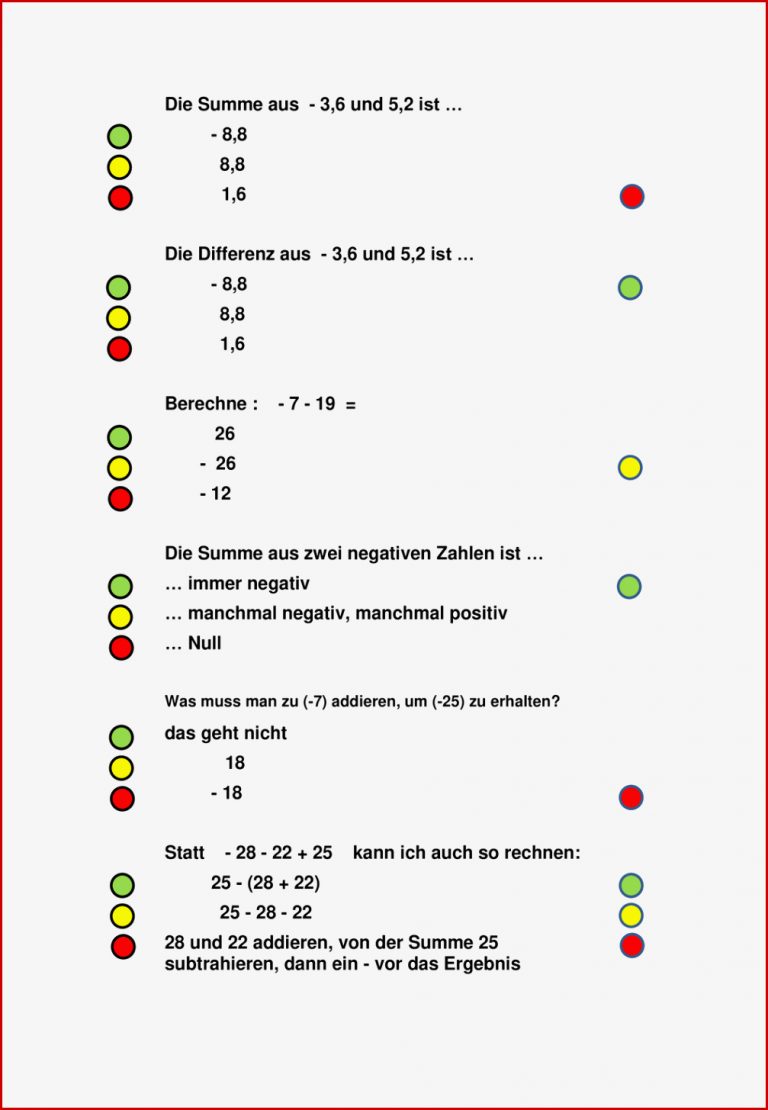 Negative zahlen multiplizieren und divi ren