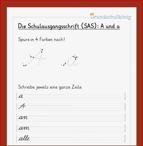 Neu Im Shop Der Grundkurs „buchstaben Schreiben Lernen