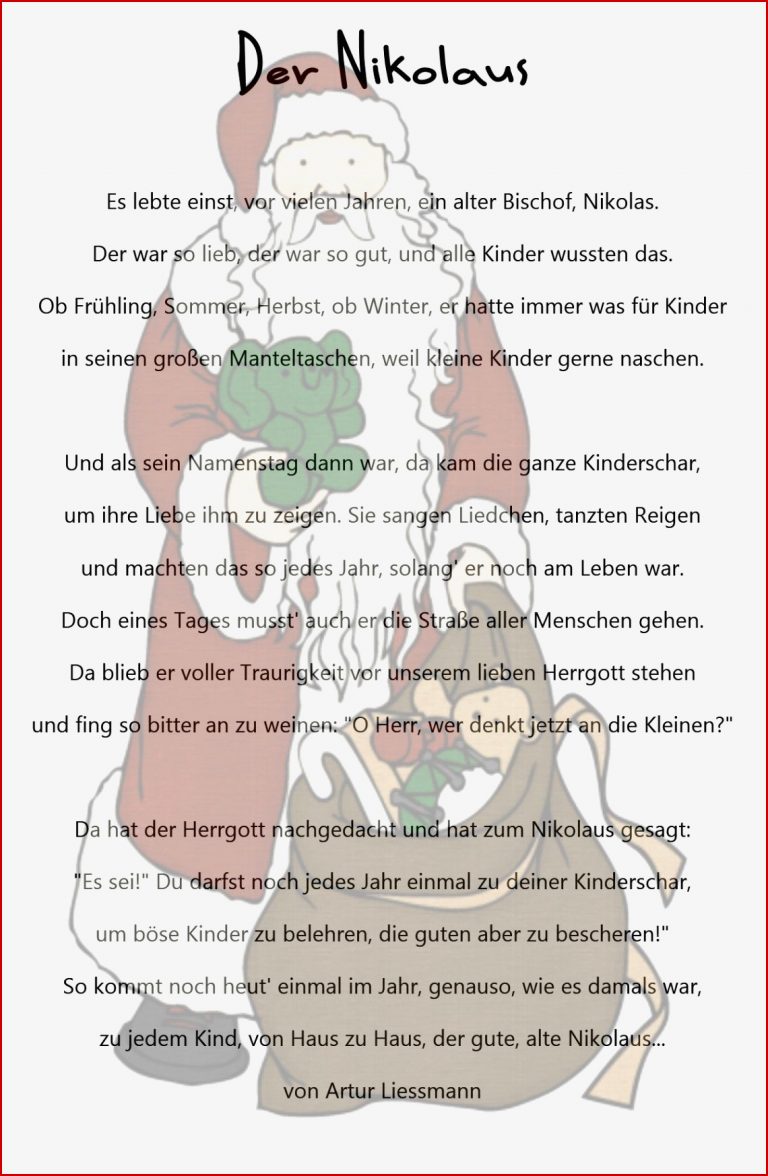 Nikolaus Geschichte Für Kleinkinder kinderbilder