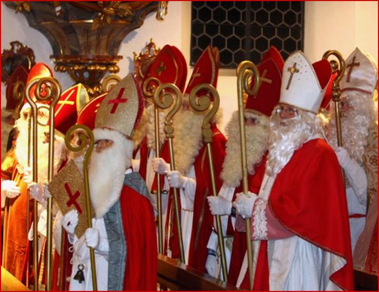 Nikolaus Weihnachtsmann und Christkind Die Unterschied