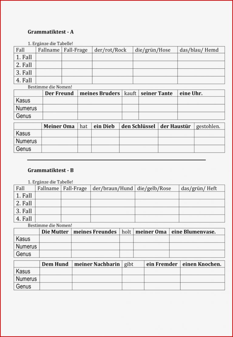 Nomen Deklinieren Arbeitsblätter Stephen Scheidt Schule