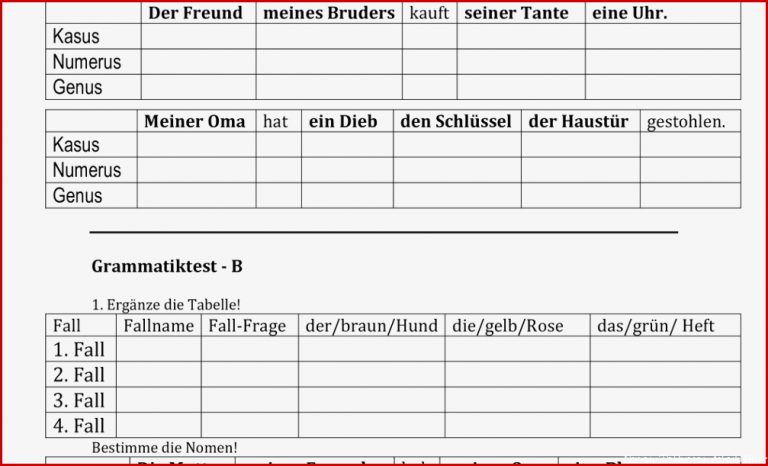 Nomen Deklinieren Arbeitsblätter Van Huber Schule