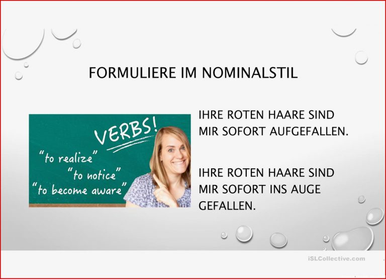 Nominalstil Deutsch Daf Powerpoints