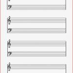 Notenpapier Klavier