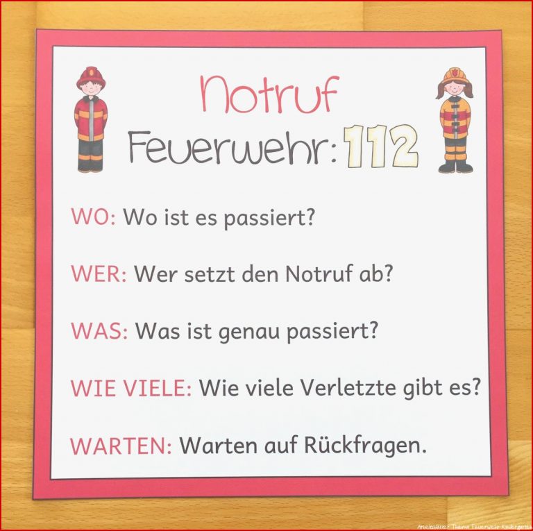 Notruf absetzen in der Grundschule