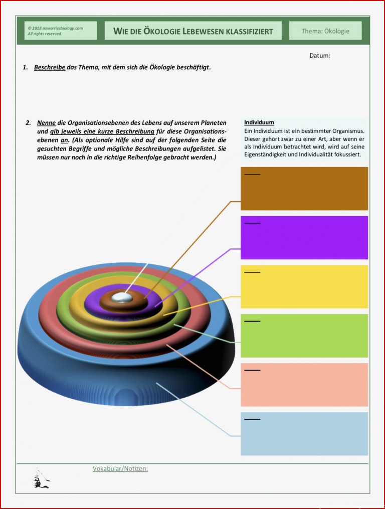 Noworriesbiology - Mehr Ãbungen Zur Ãkologie