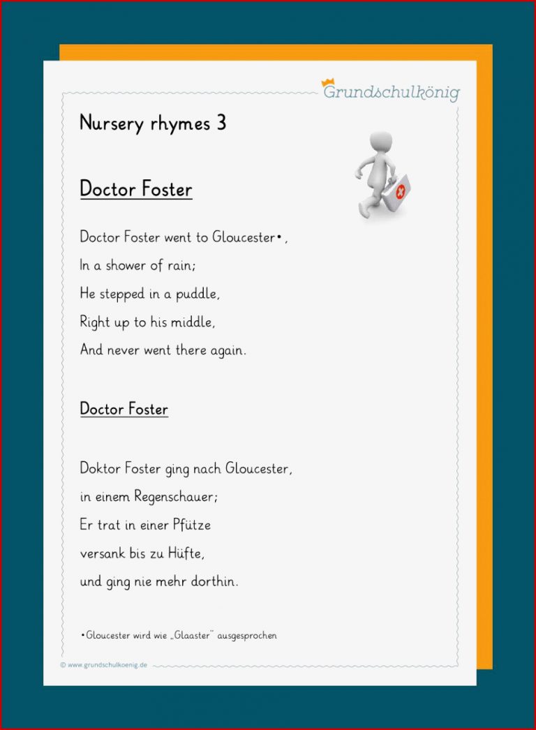 Nursery Rhymes / Englische Kinderreime