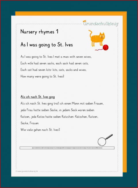 Nursery Rhymes Englische Kinderreime