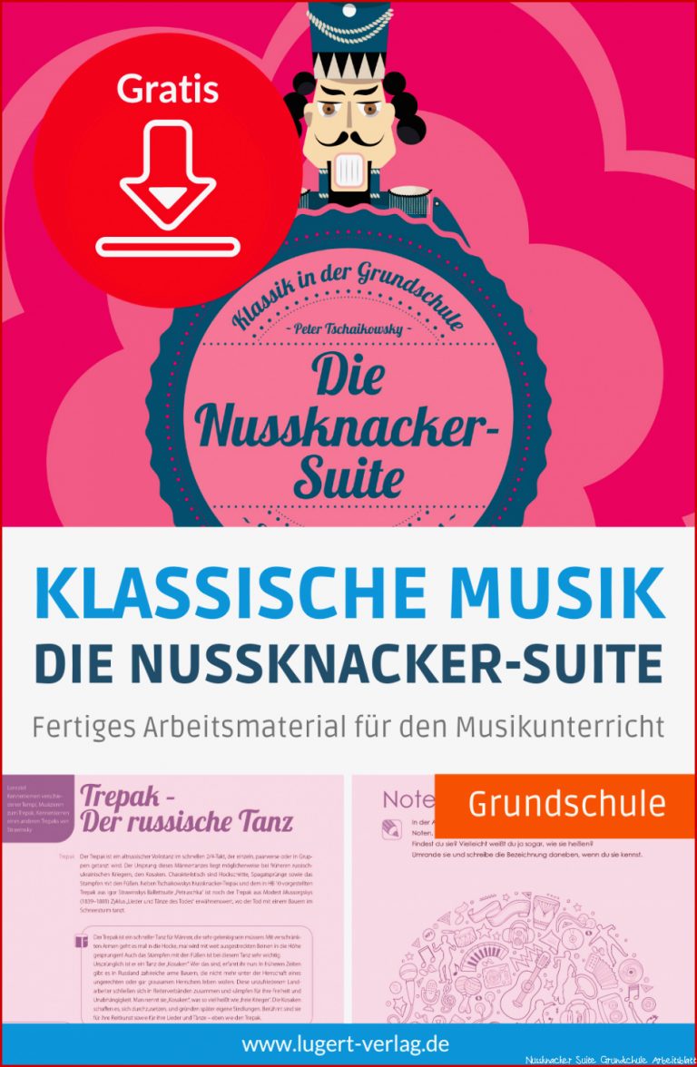 Nussknacker Suite Grundschule Arbeitsblatt Debbie