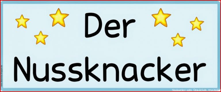 Nussknacker Suite Grundschule Arbeitsblatt Debbie