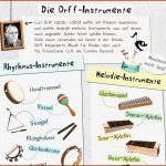 Orff Instrumente Arbeitsblatt orff Instrumente