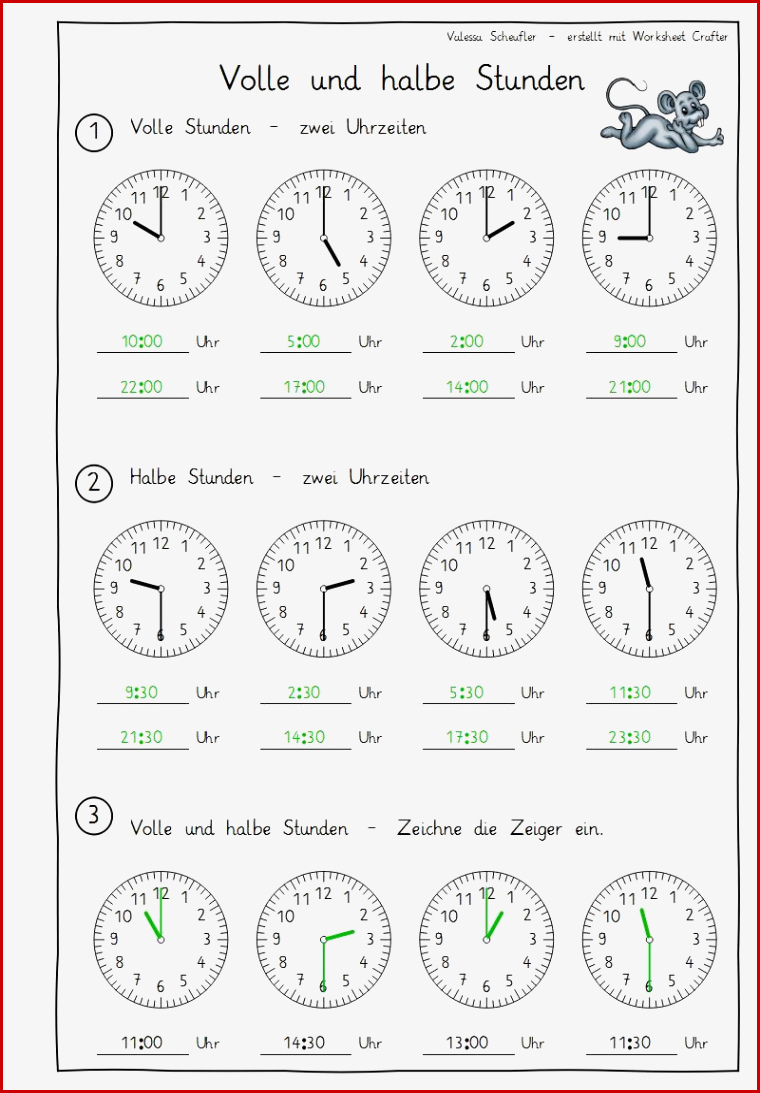 Owlmail Uhr Volle Und Halbe Stunden