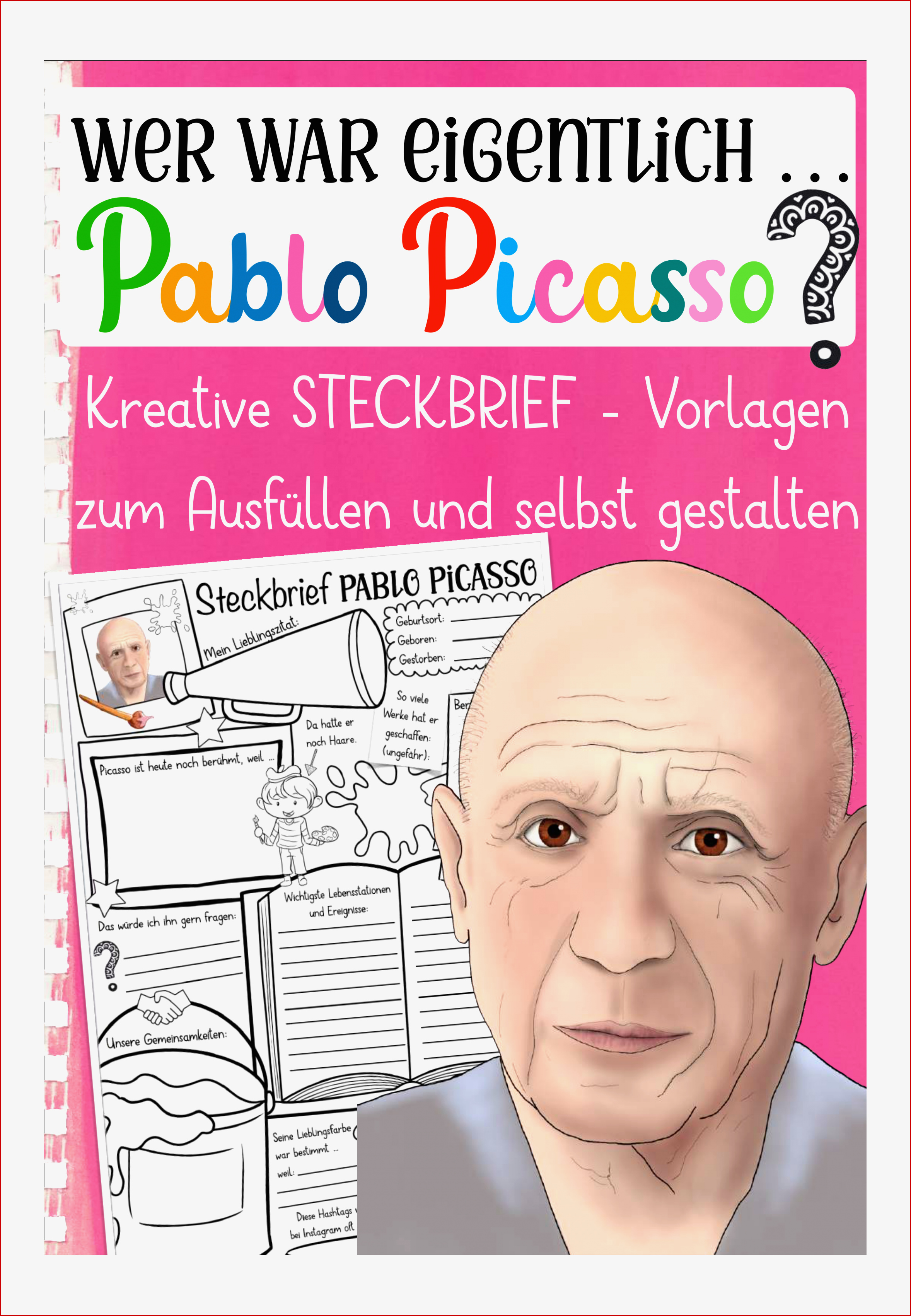 Pablo Picasso Steckbrief