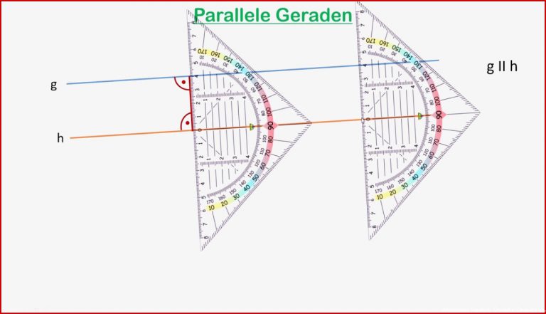 Parallele Geraden