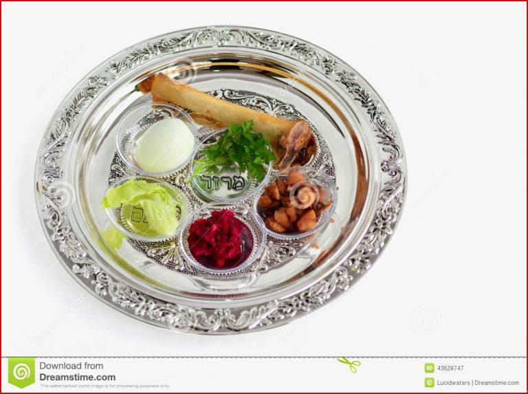 Passahfest Seder Platte stockbild Bild von mahlzeit