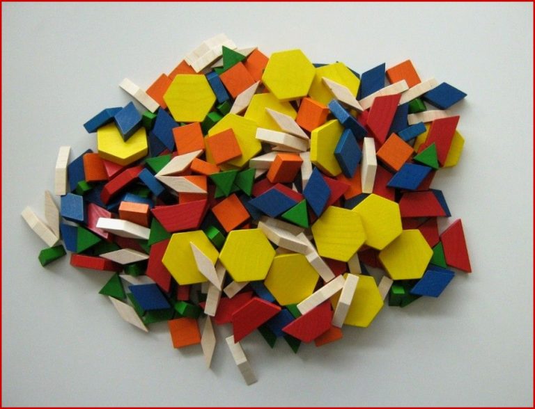 Pattern Blocks Kindergarten Geometrie