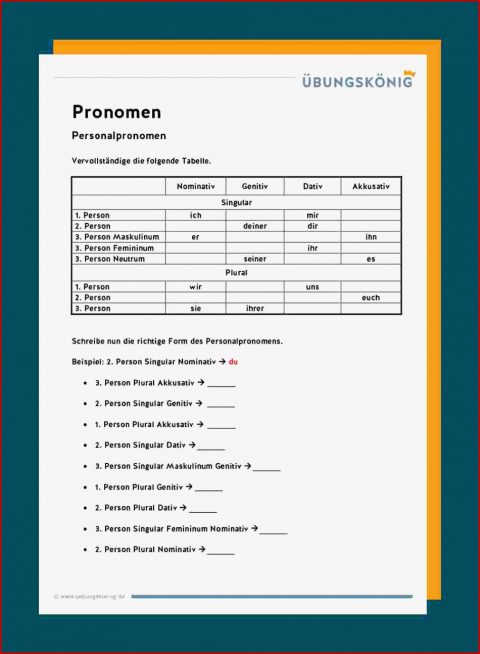 Personalpronomen Englisch Klasse 5 Arbeitsblätter