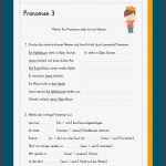 Personalpronomen Englisch Klasse 5 Arbeitsblätter