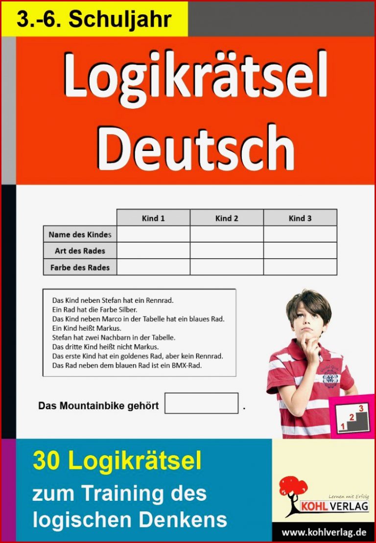 Pfiffige Logicals zum Training des logischen Denkens