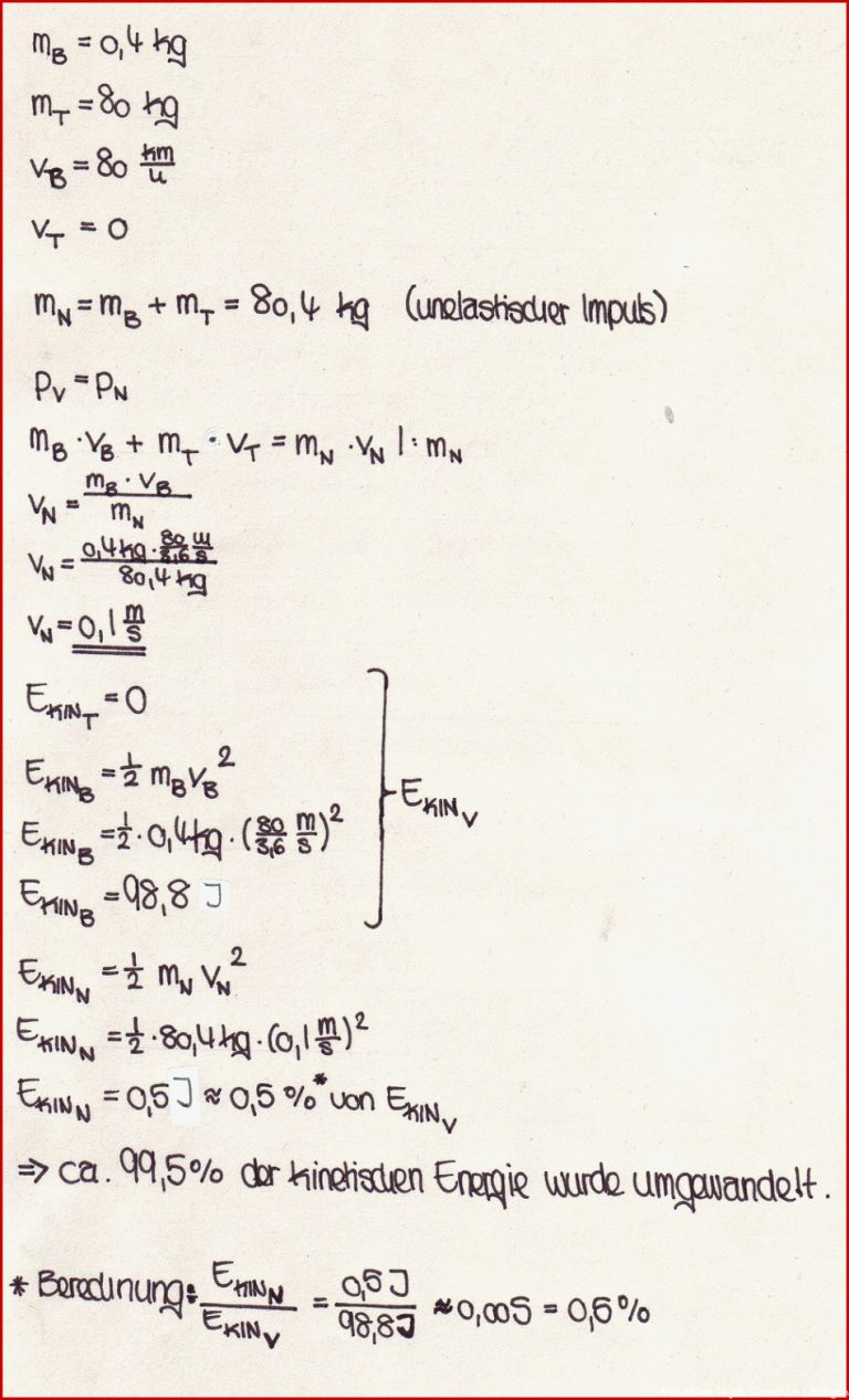 Physik 10 Arbeitsblatt Impuls Lösungen – Rmg Wiki