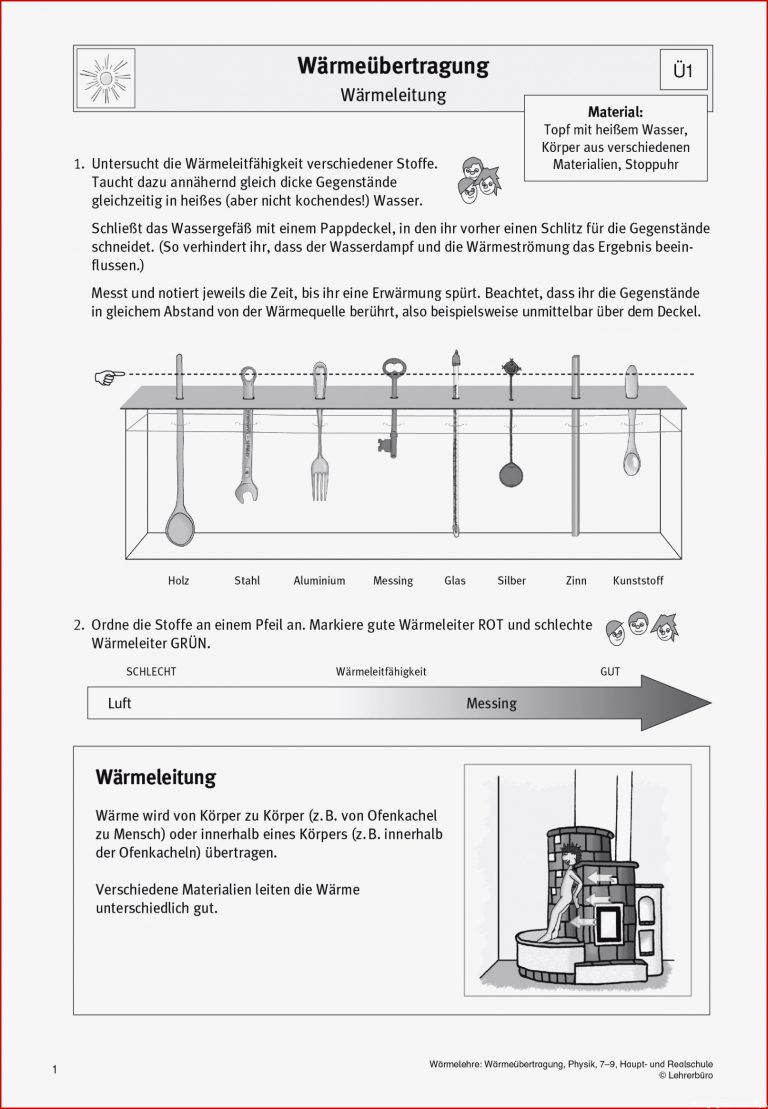 Physik · Arbeitsblätter · Haupt & Realschule · Lehrerbüro