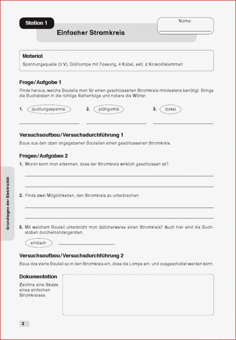 Physik · Arbeitsblätter · Sekundarstufe I · Lehrerbüro