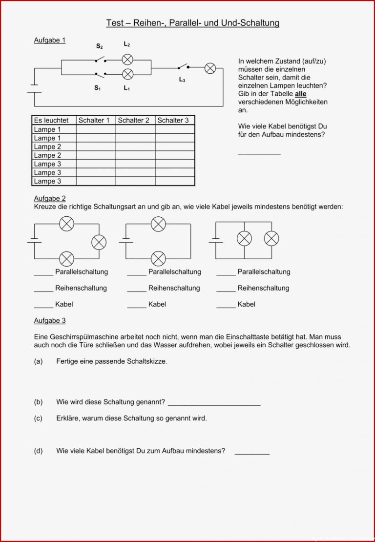 Physik Elektromotor Arbeitsblatt Carl Winslow Grundschule