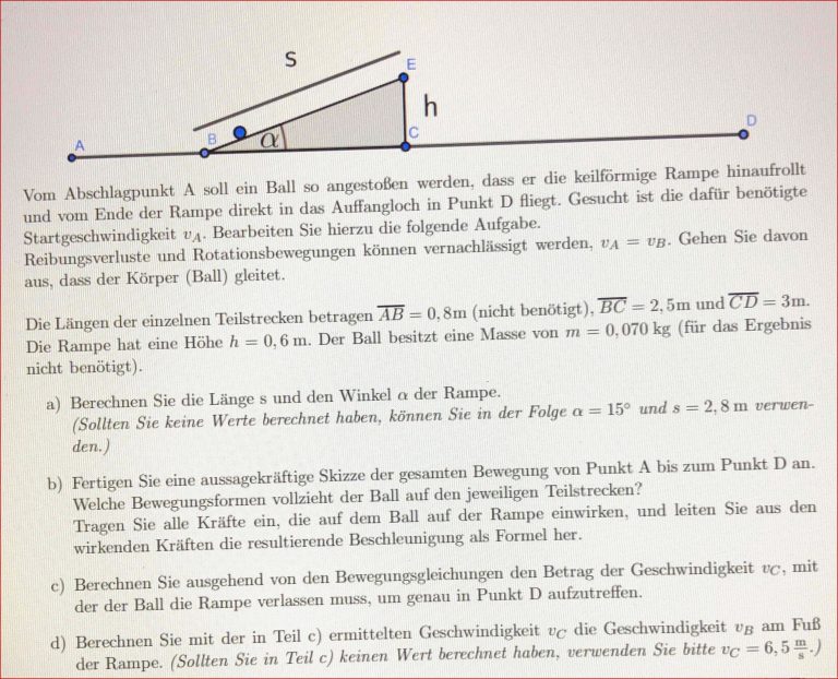 Physik Kräfte An Der Schiefe Ebene