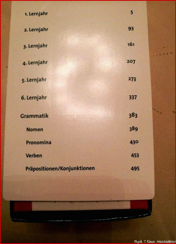 PHYSIK Schülerhilfe Quick Lernbox 7 13 Klasse in Hessen