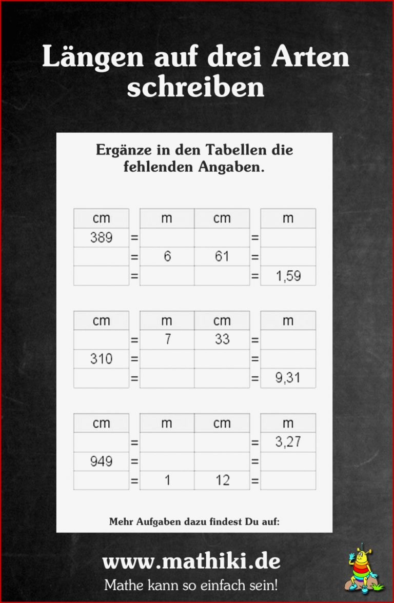 Pin auf Mathe Klasse 3